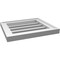 Ekena Millwork Vertical Surface Mount PVC Gable Vent: Functional, w/ 2"W x 1-1/2"P Brickmould Frame, 16"W x 14"H GVPVE16X1402SF - alternate 4